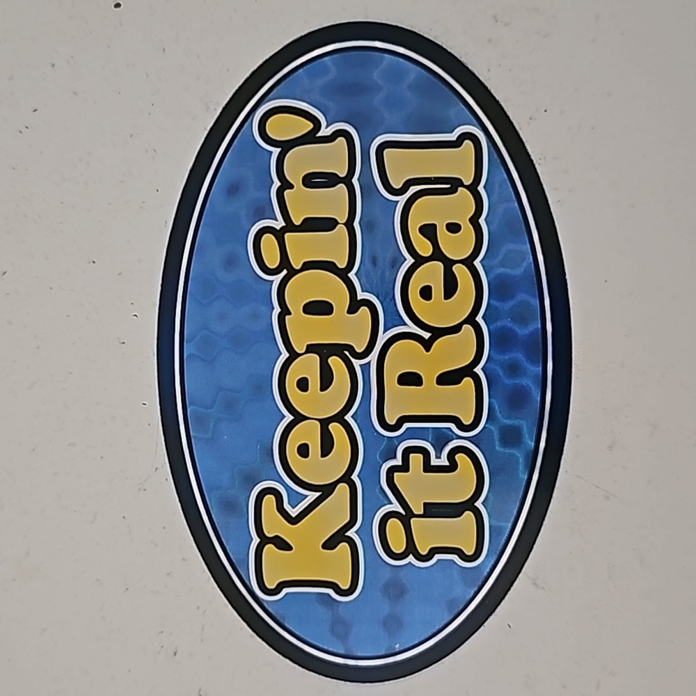 10/$25 vintage 90s y2k keepin it real sticker